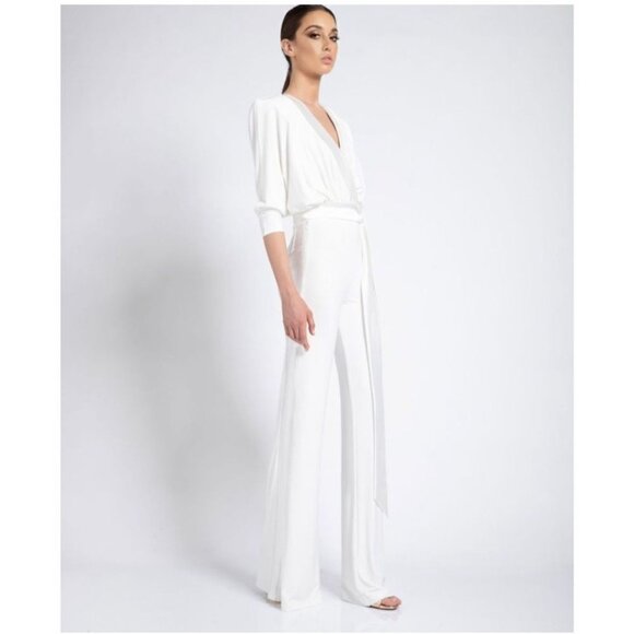 ZHIVAGO Women's White Weld Jumpsuit Size US 4 NEW NWT - Picture 3 of 5